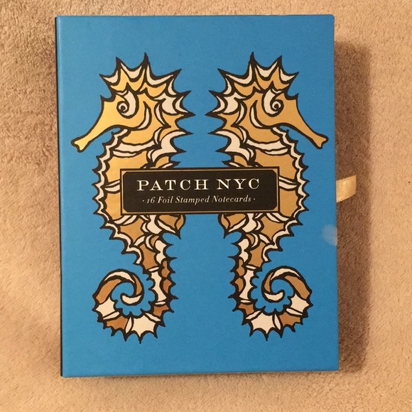 galison Other - Patch NYC Ocean Sea Themed Foil Stamped Notecards